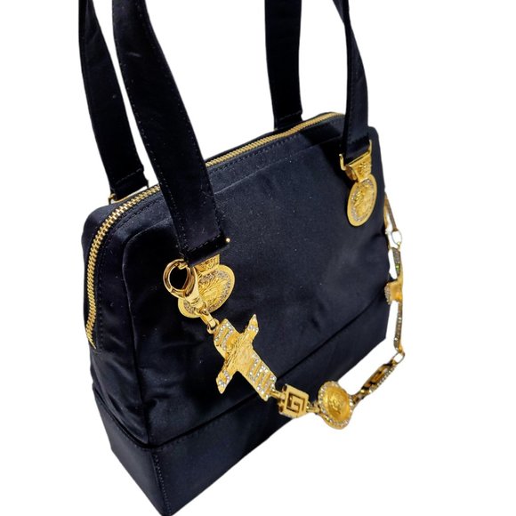 Gianni Versace Vintage Black Medusa Bag - Picture 3 of 9